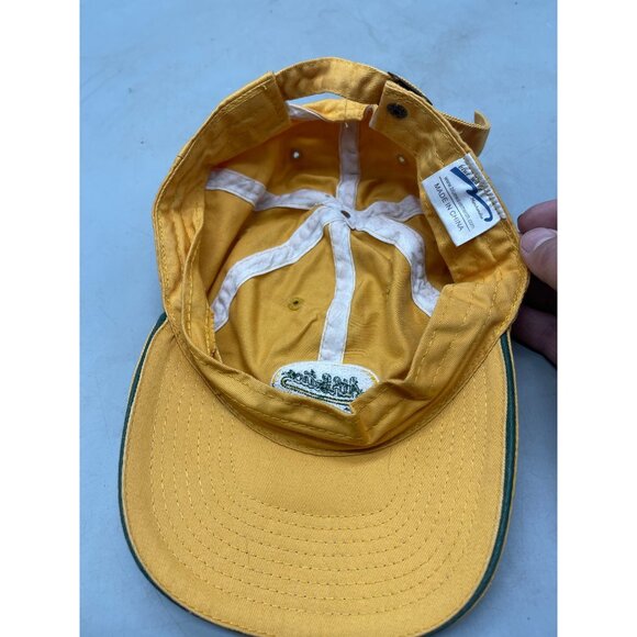 Blue wave baseball cap hat Athletics gold bond longs drugs cotton green READ - Picture 6 of 8